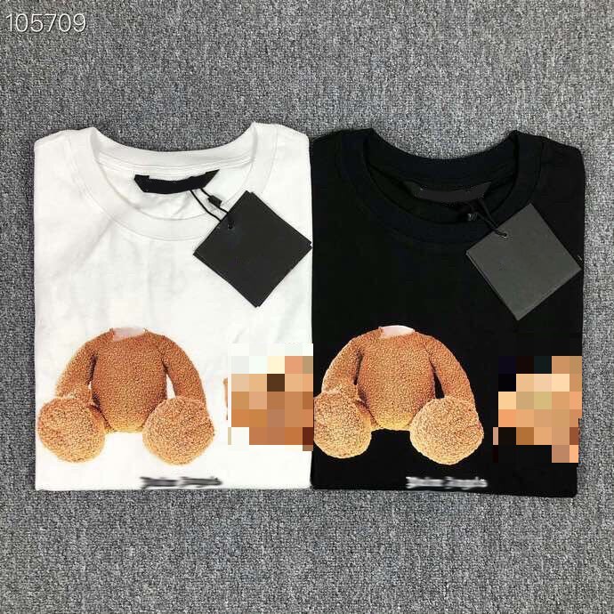 Top Quality Men Cotton Tshirts 100% Cotton Palm Print Customized Streetwear Designer Clothes Luxury Angels Men T-shirt