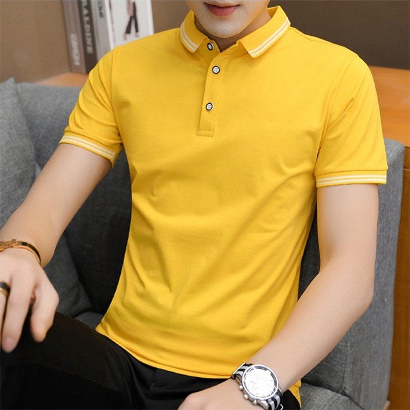 Direct Delivery In Stock New Men's T Shirt Polo Summer High Quality Short Sleeve T-Shirt Casual Sports Polo T-Shirt