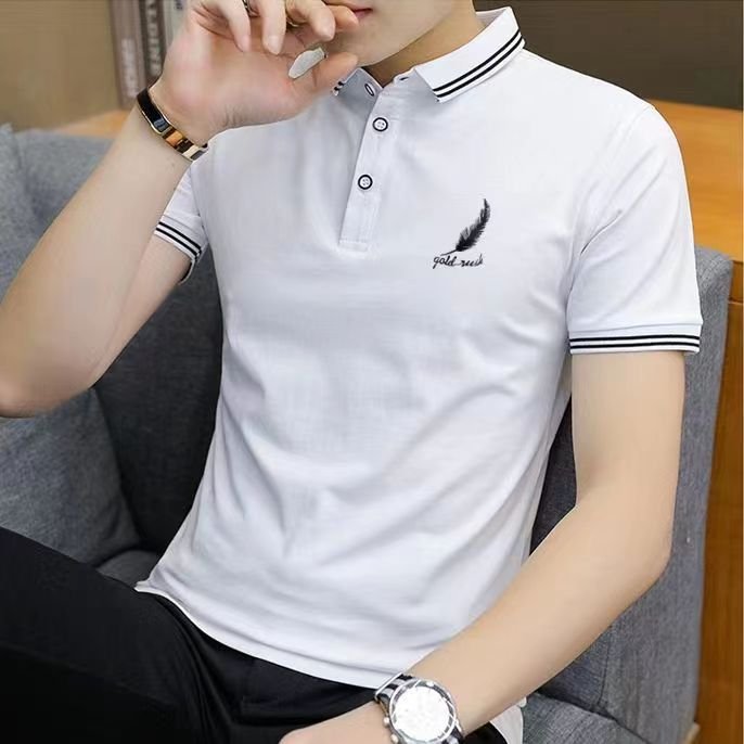 Direct Delivery In Stock New Men's T Shirt Polo Summer High Quality Short Sleeve T-Shirt Casual Sports Polo T-Shirt