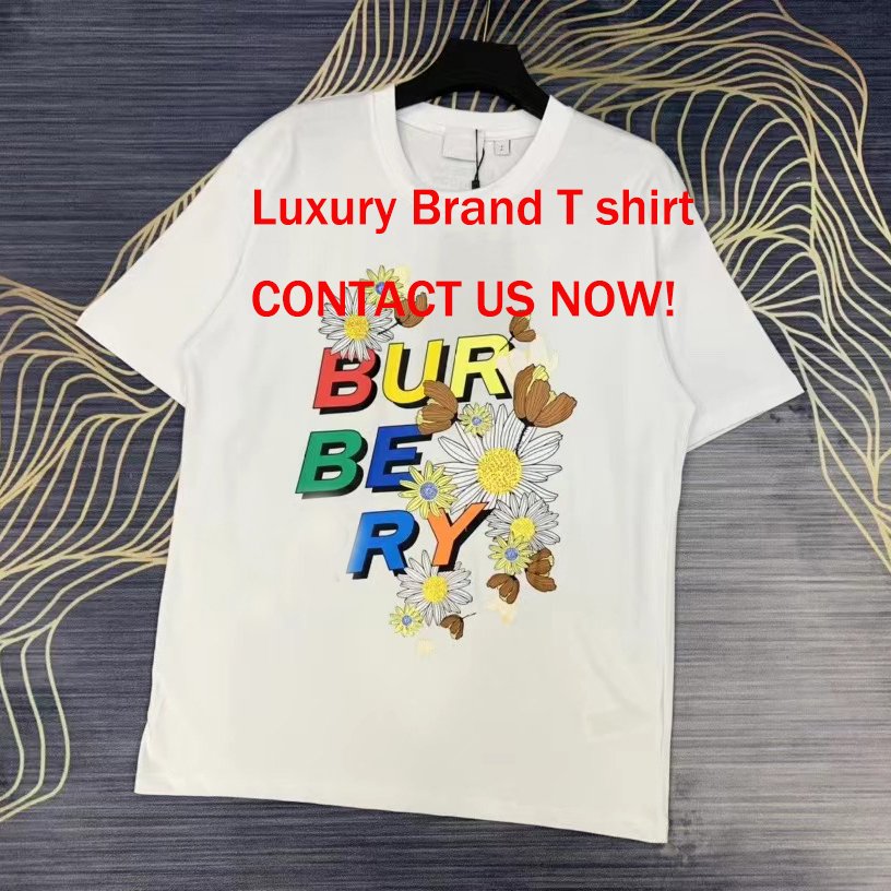 High Quality Custom Plus Size 100% Cotton Hip-hop Street Luxury Famous Brand Designer T-shirts Men's T-shirts