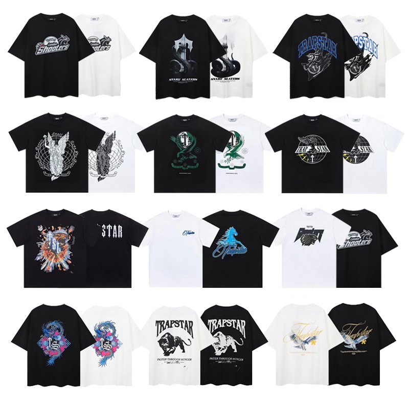 Trapstar wholesale Smart Casual Rock and roll Street basketball O-collar Men's T-shirt