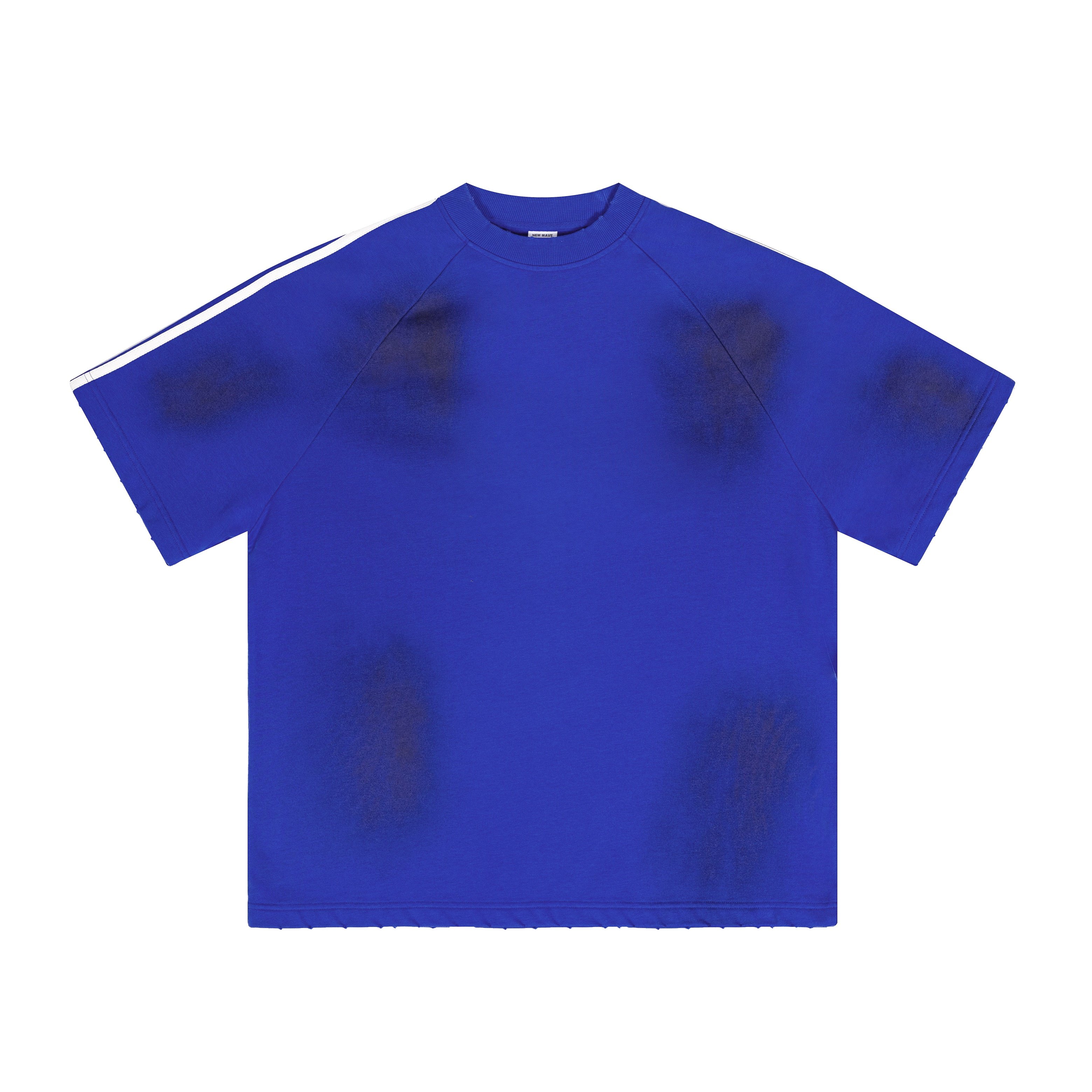 2024 spring summer Paris mud dyed retro youth short sleeve male unisex campus lazy loose T-shirt men plus size men's t-shirts