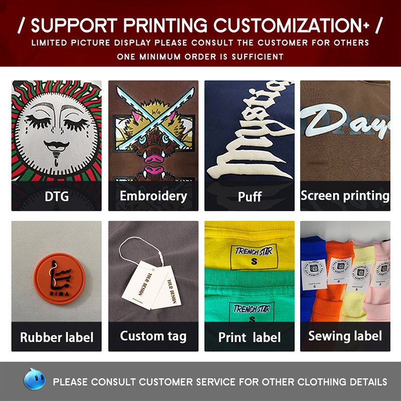 Wholesale Heavyweight T shirt Plain Blank Men Luxury Custom Heavy 100% Cotton Men's T-shirts
