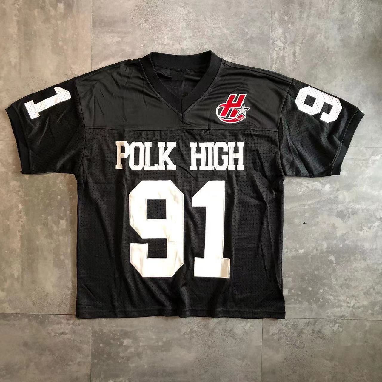 Customized sublimation fast drying mesh loose T-shirt printing V-neck football suit sports shirt men's T-shirt sports suit
