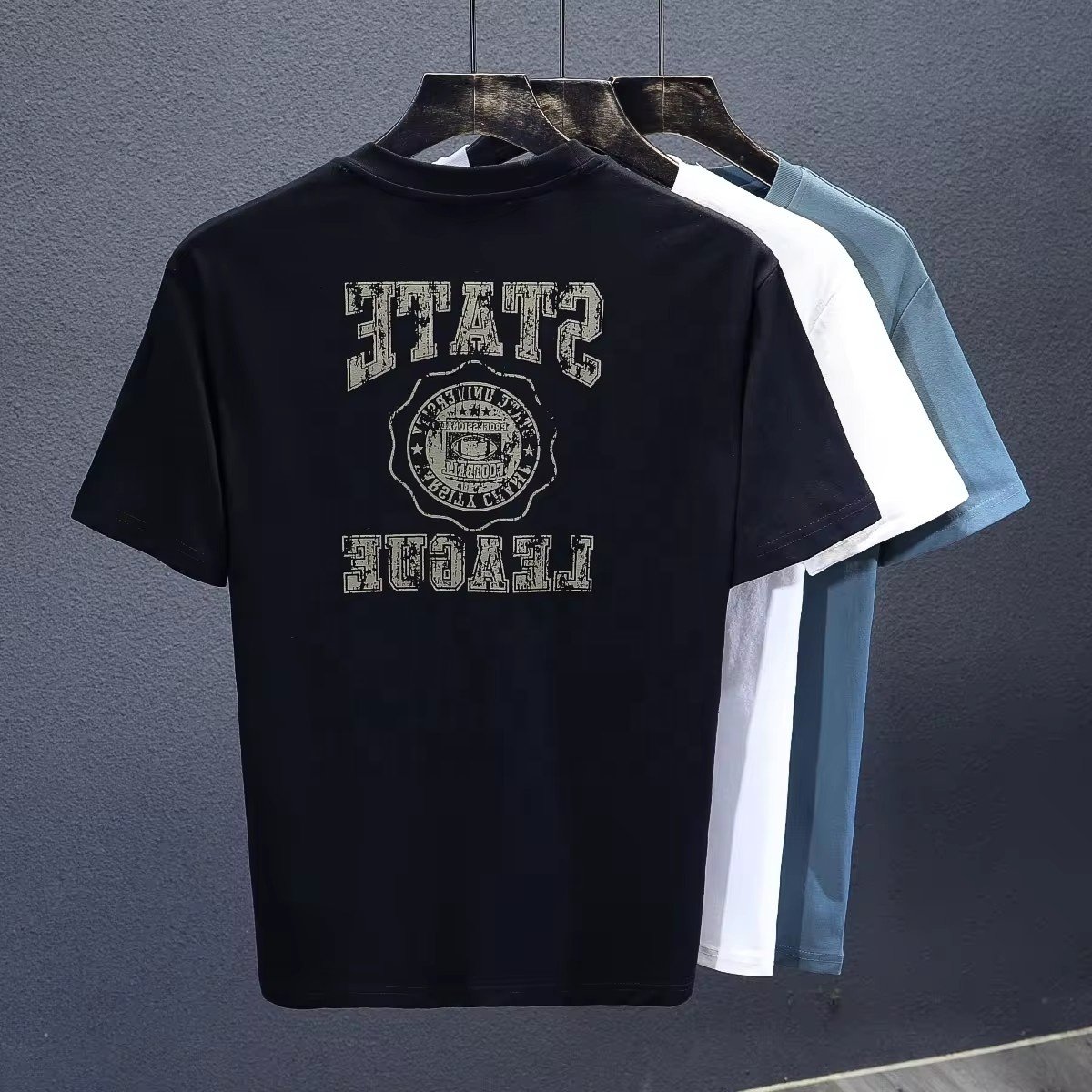 Men's T-shirt clothing graphic T-shirt bulk wholesale custom all digital printing