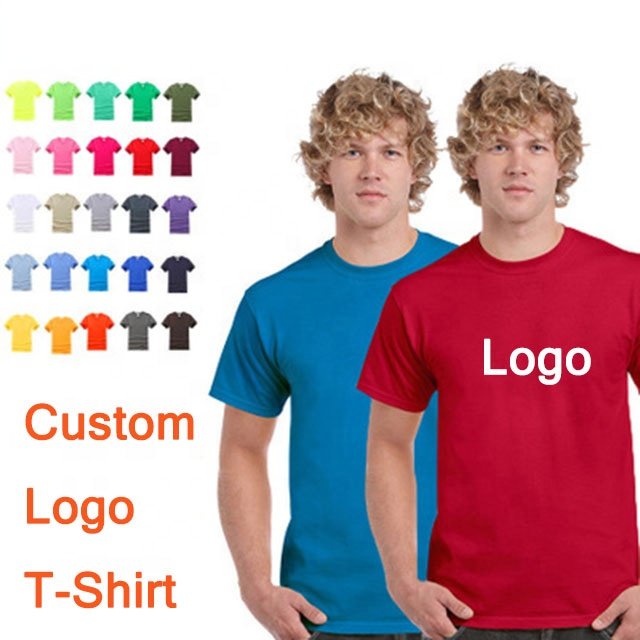 100% Short Sleeve Cotton Blank T shirts Wholesale men clothes casual men's t shirt custom printing graphic tees shirt oversize