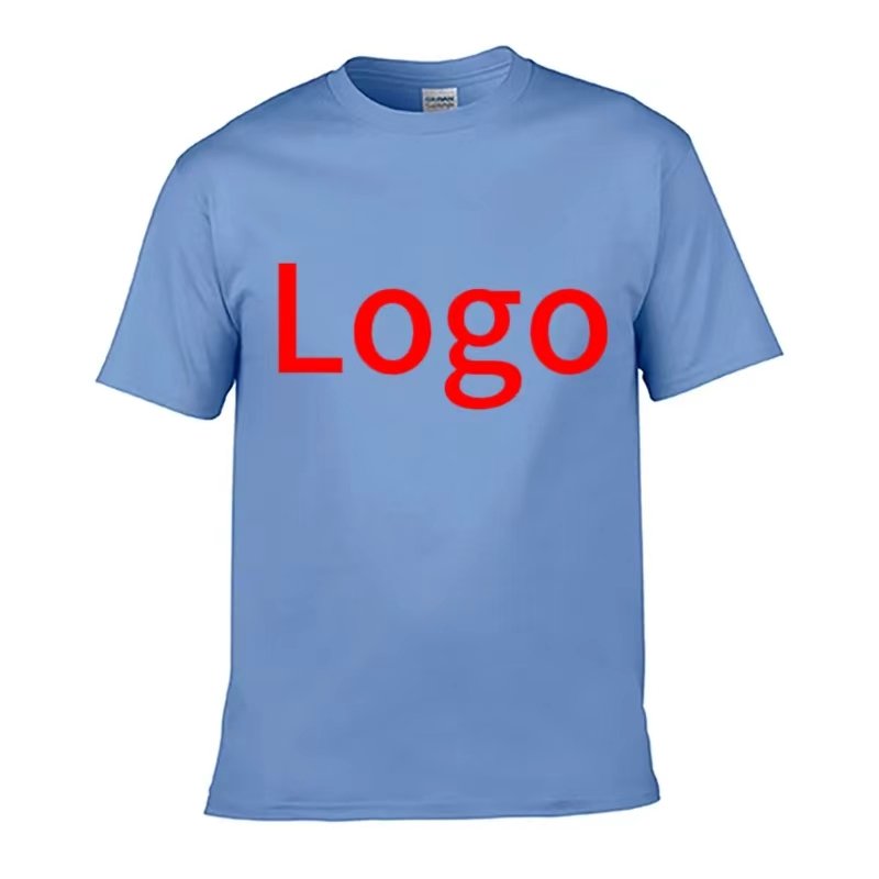 100% Short Sleeve Cotton Blank T shirts Wholesale men clothes casual men's t shirt custom printing graphic tees shirt oversize