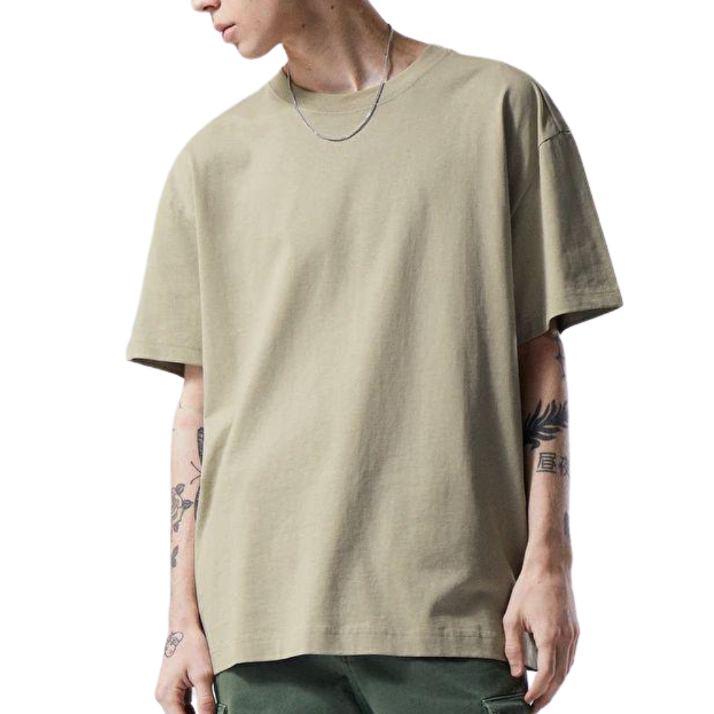 Trending Fashion Bestseller 2024 Custom Plus Size Men's Thick Cotton Loose Fit Drop Shoulder T-Shirts MOQ Crafted In Bangladesh