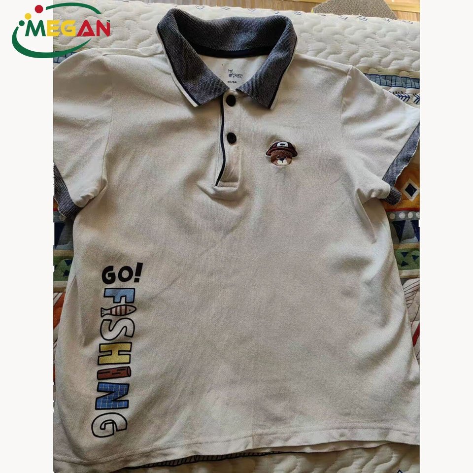 Megan T-shirts Mixed Bulk Second Hand Clothes Branded Men's 100% Cotton Used Polo Shirts