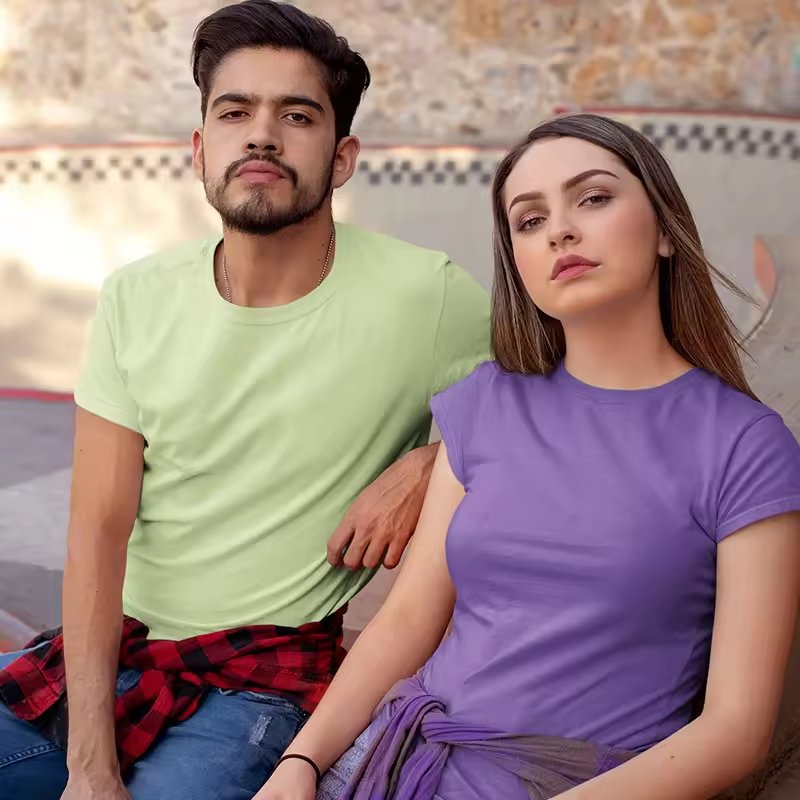 Factory 180 Gsm 100% Cotton T Shirt Custom Screen Printing Plain Unisex Blank Men's T-shirts