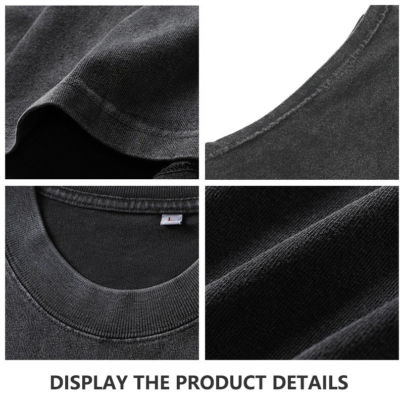 Custom 100% Cotton Sleeveless T Shirts Vintage Fitness Tank Tops Vest Men's Loose Fit Men Tank Top