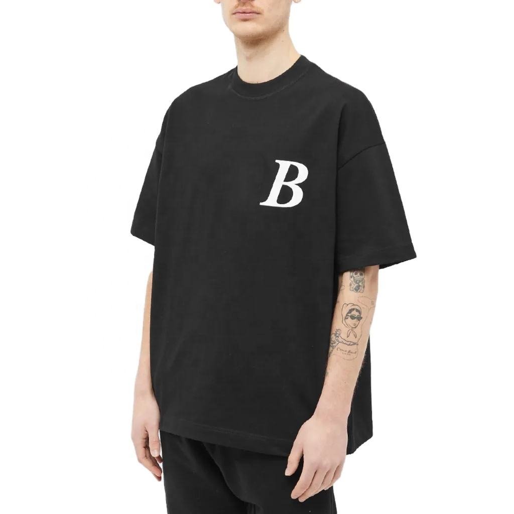 High Quality 100% Cotton Screen Printing T Shirt Custom Graphic Tees Shirts Printing Blank Plain Tshirt Men'S T-Shirts