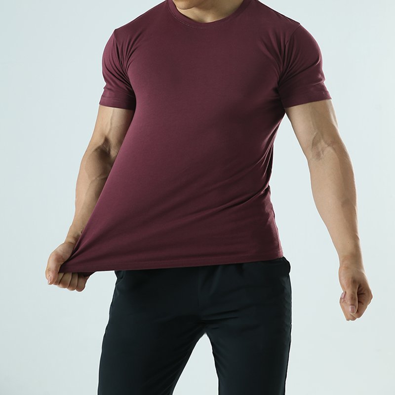 Wholesale 100% Cotton Blank Custom Logo Printing Men's T Shirt