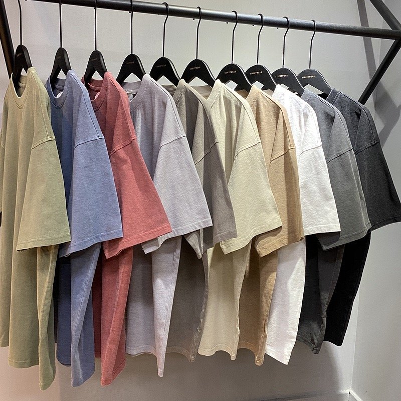 Custom High Quality Streetwear Graphic Heavyweight Cotton Blank Plus Size Plain Vintage Oversized T Shirt Men's T-shirts