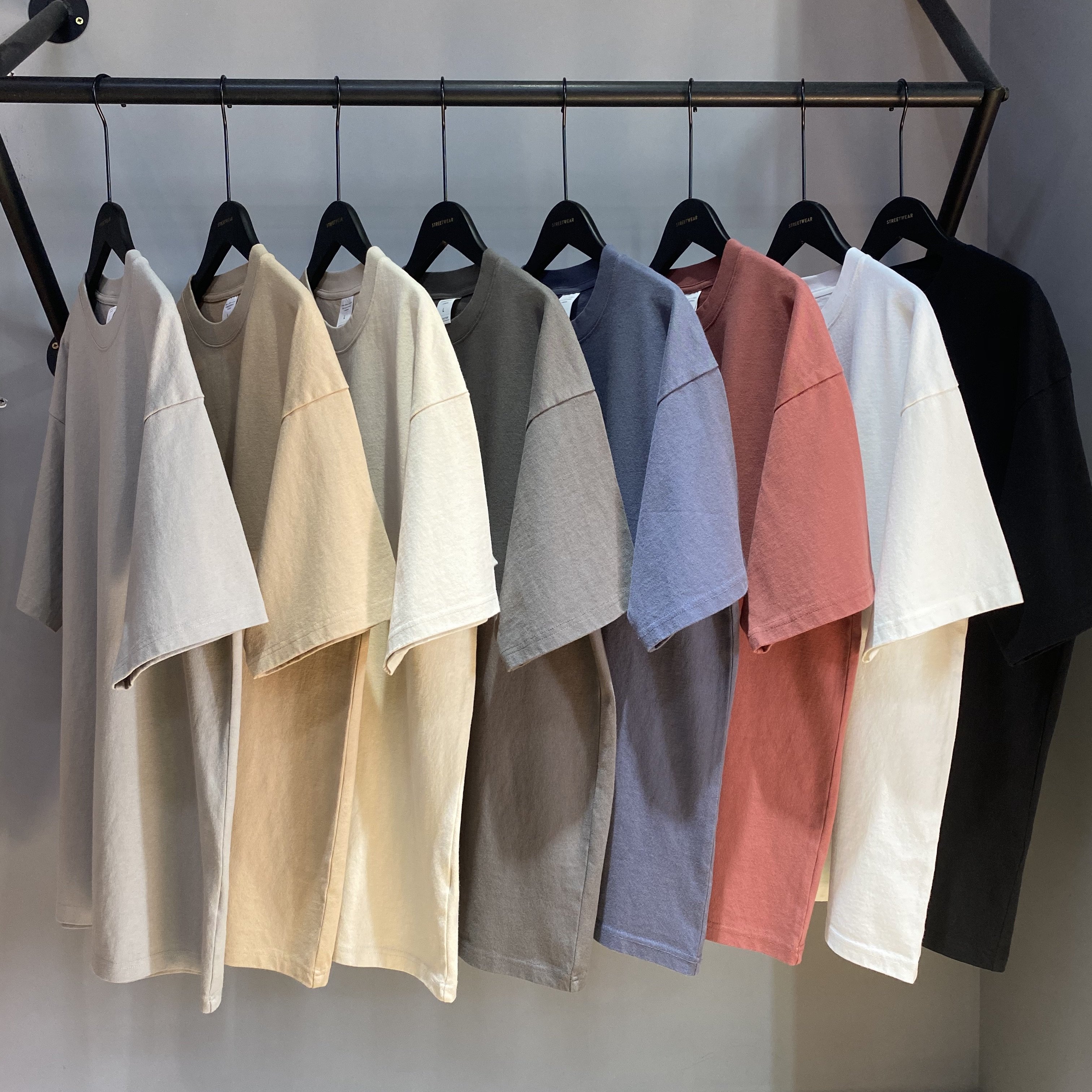HY High Quality Cotton Custom T Shirt For Men Blank Heavy Weight Oversized Tshirt Printing Men's T-Shirts