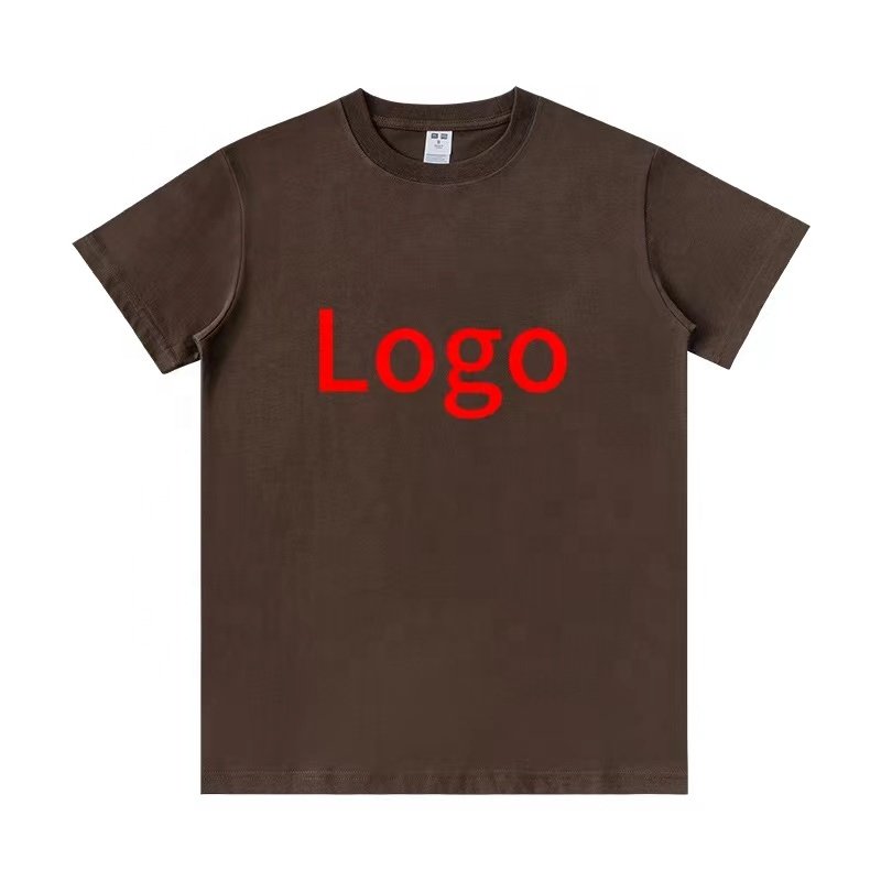 Custom Logo Men's T-Shirt Unisex Distressed Cotton Custom T-Shirt 100% Cotton Casual Brand 100% Cotton