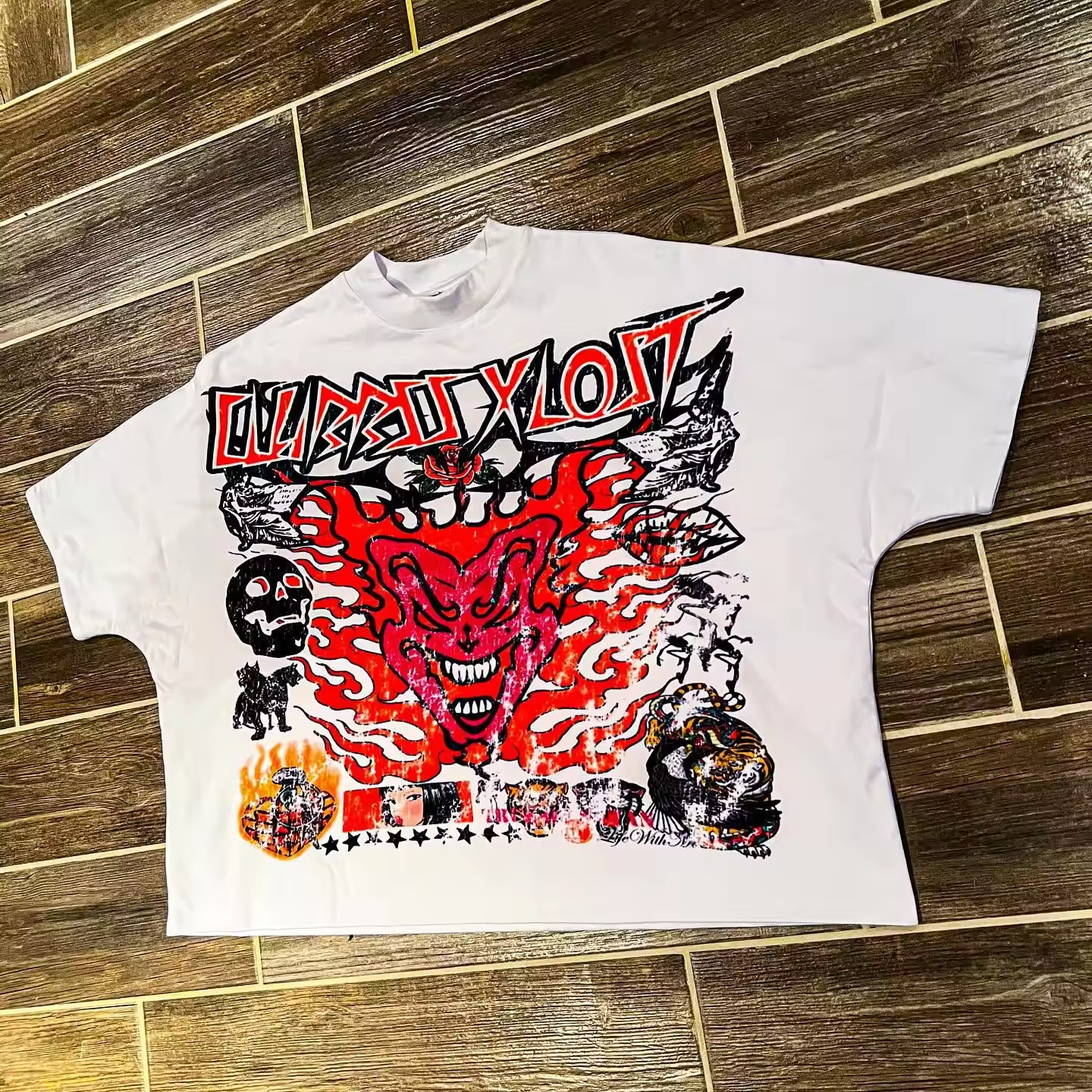 Manufacturer heavyweight Screen Printing Heavyweight Seamless Sleeve Double Layer Men's T-shirts
