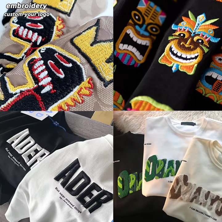 T Shirt For Men High Quality Casual Blank T Shirt Men's Plain Custom T-shirt Screen Printing Embroidered Logo Cotton T Shirt
