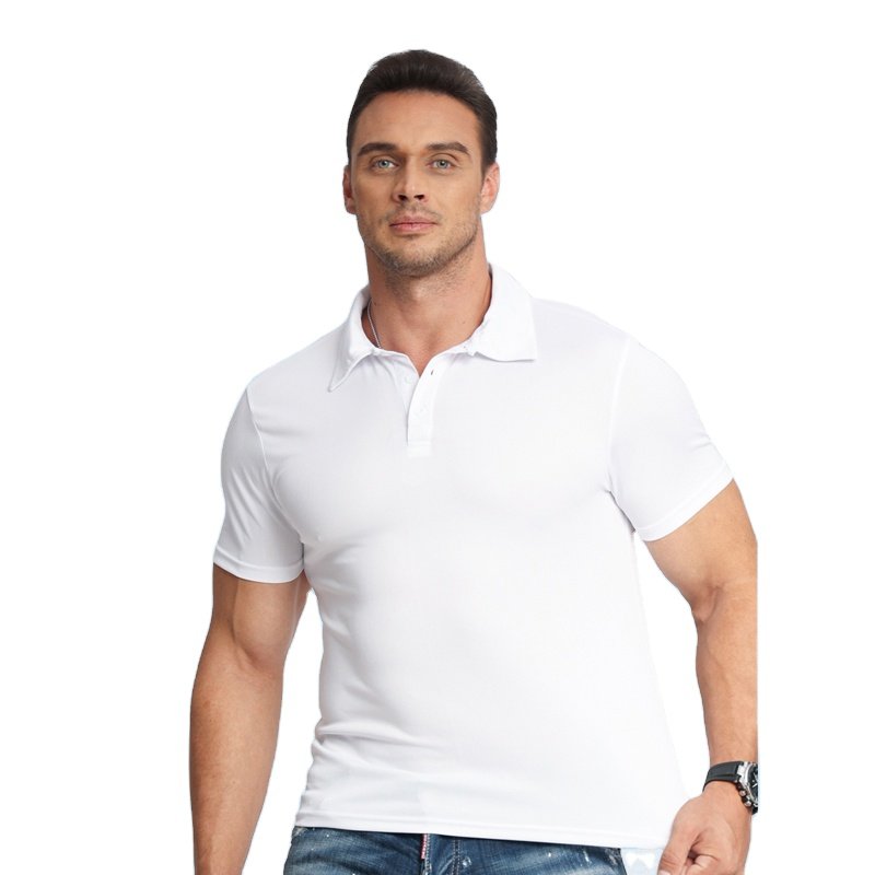Personalized Simple Comfortable Blank Printing Logo Black Slim Fit Men Polo Shirts 100% Cotton Long Length Plain Polo T Shirt