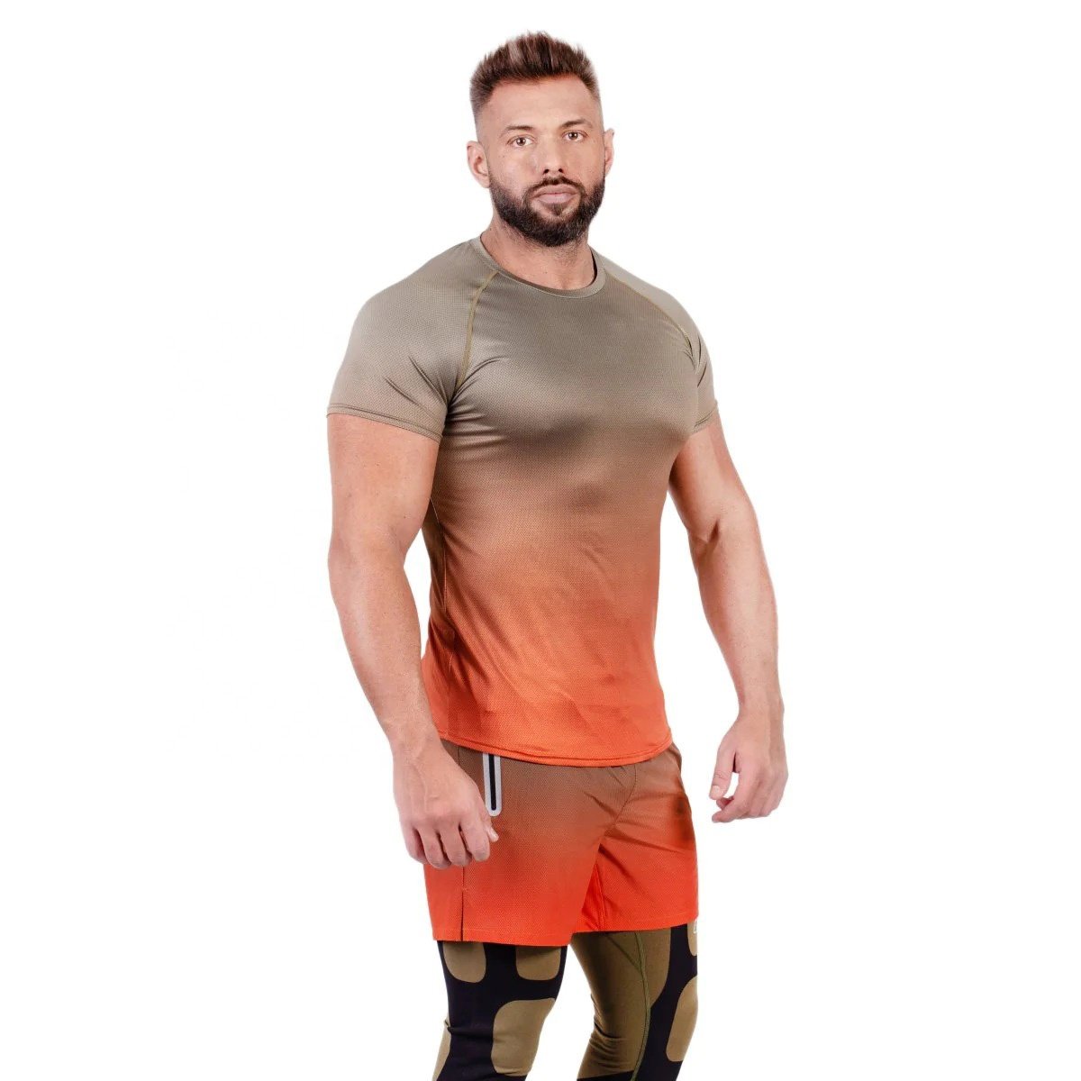 Sport Shirt Men Fitness Running T Shirts Quick Drying T-shirt Outdoor Unisex Gym Sportswear MOQ 2 Pieces 150 Gsm Casual Quantit