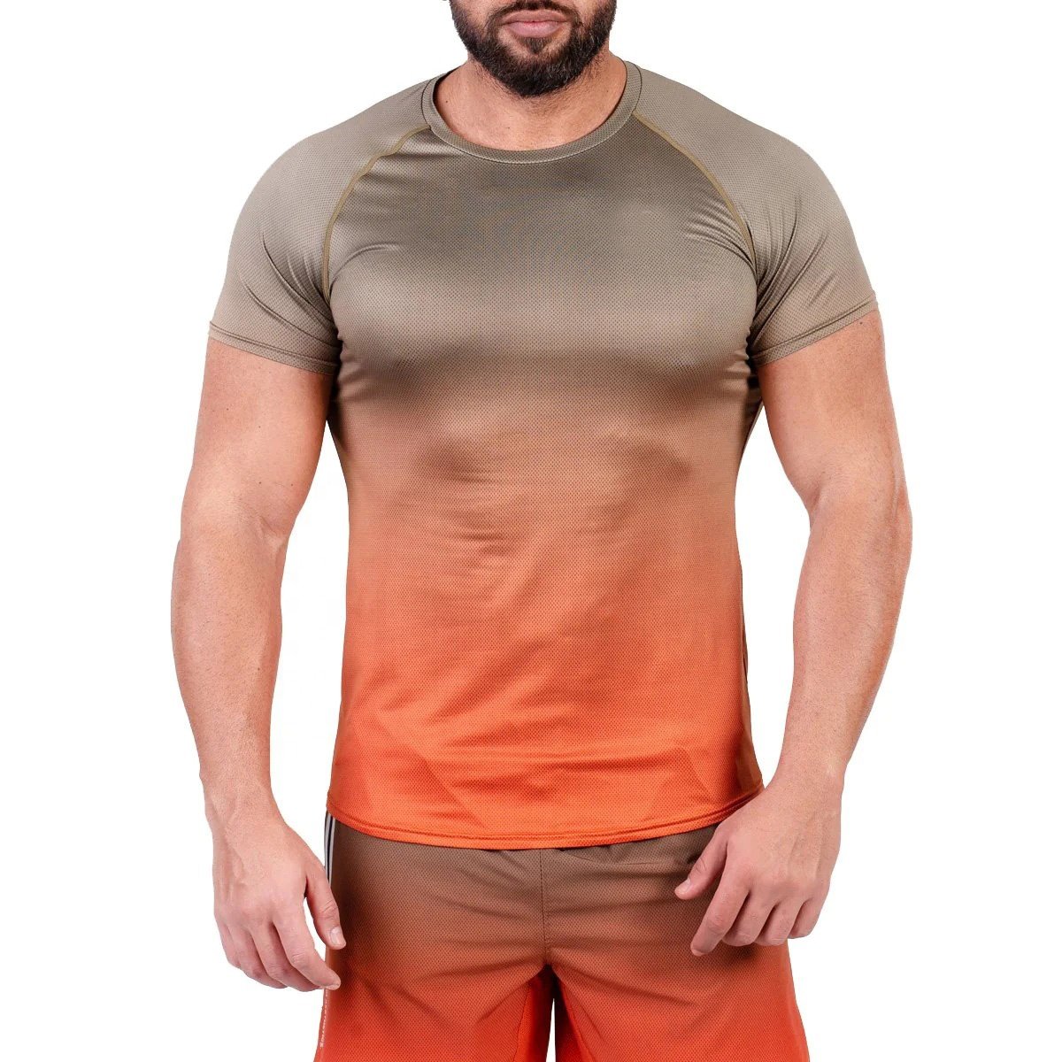 Sport Shirt Men Fitness Running T Shirts Quick Drying T-shirt Outdoor Unisex Gym Sportswear MOQ 2 Pieces 150 Gsm Casual Quantit
