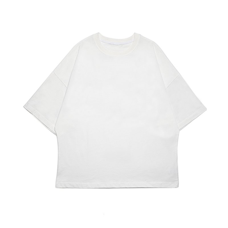 OEM Custom LOGO 100% cotton Men's Summer T-Shirts Drop Shoulder Short Sleeve Oversized High Quality T shirt Clothing For Men