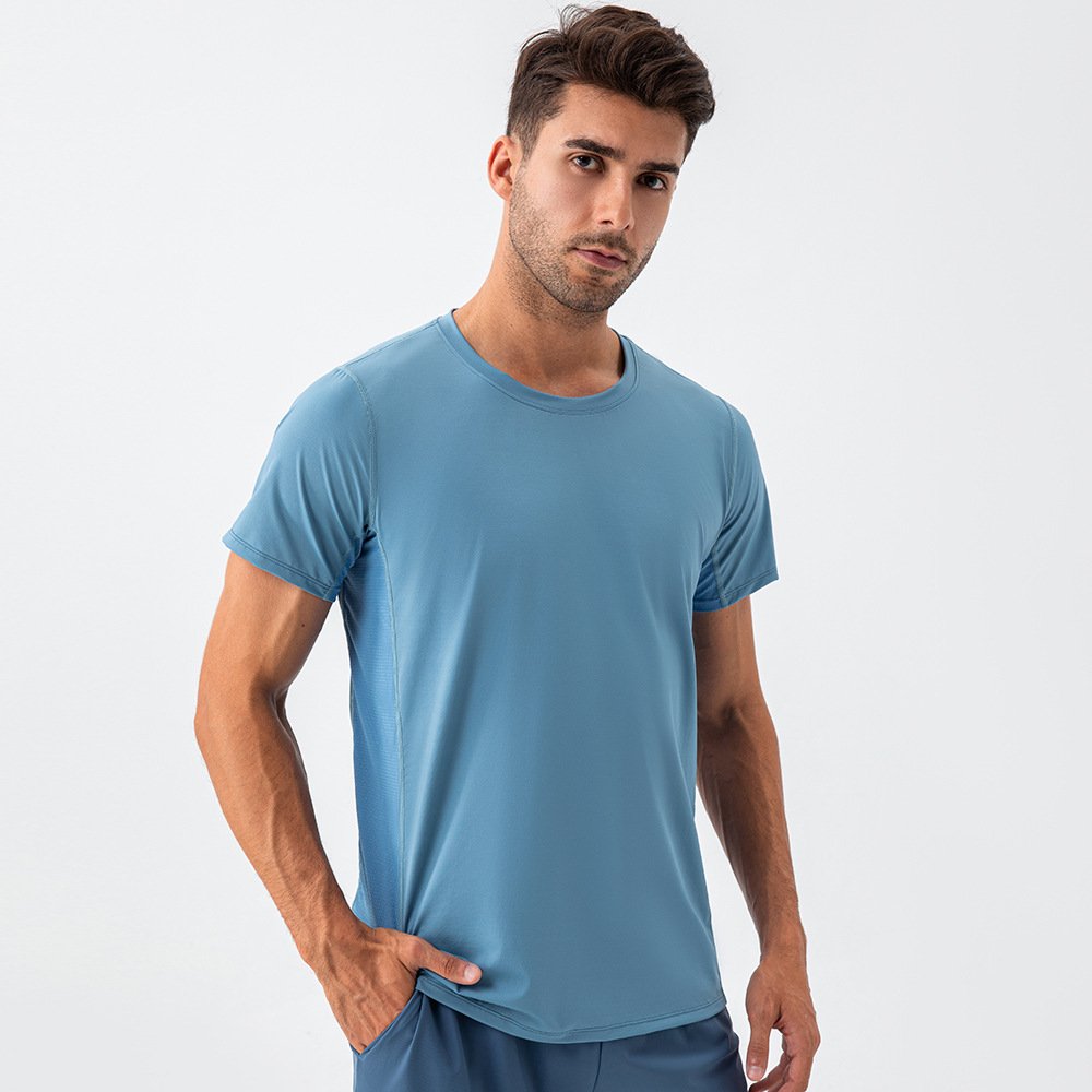 Custom logo high quality compression shirts plus size short sleeve gym top men's t-shirt