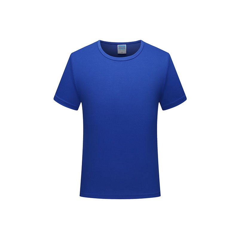 Sports casual round neck quick-drying short-sleeved blank solid color men's T-shirt custom printing