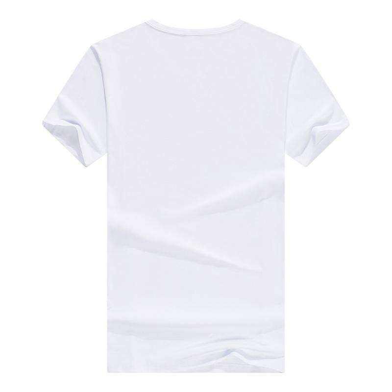 2024 Stock Custom Logo Printing Tshirt Round Neck Blank Short Sleeve 100% Polyester Plain Men's T-Shirt