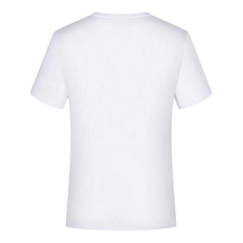 2024 Stock Custom Logo Printing Tshirt Round Neck Blank Short Sleeve 100% Polyester Plain Men's T-Shirt