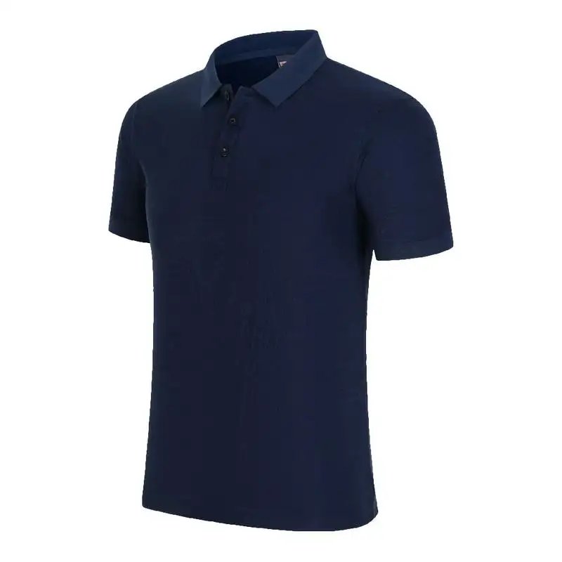 Summer high-quality cotton 220g polot T-shirt men's classic T-shirt custom logo men's polo top