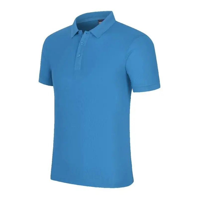 Summer high-quality cotton 220g polot T-shirt men's classic T-shirt custom logo men's polo top
