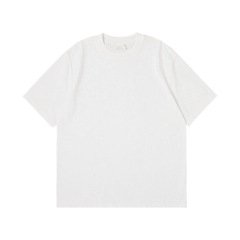 Custom High Quality 100% Cotton Screen Print Logo T Shirts Heavyweight T Shirt Boxy Fit Men's T-shirts Blank Unisex T Shirts