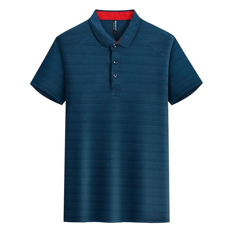 Plain Blank Custom Logo Printed Men's Polo T Shirt Men Popular Polo Shirts High Quality 2023 Factory Price Polyester Casual