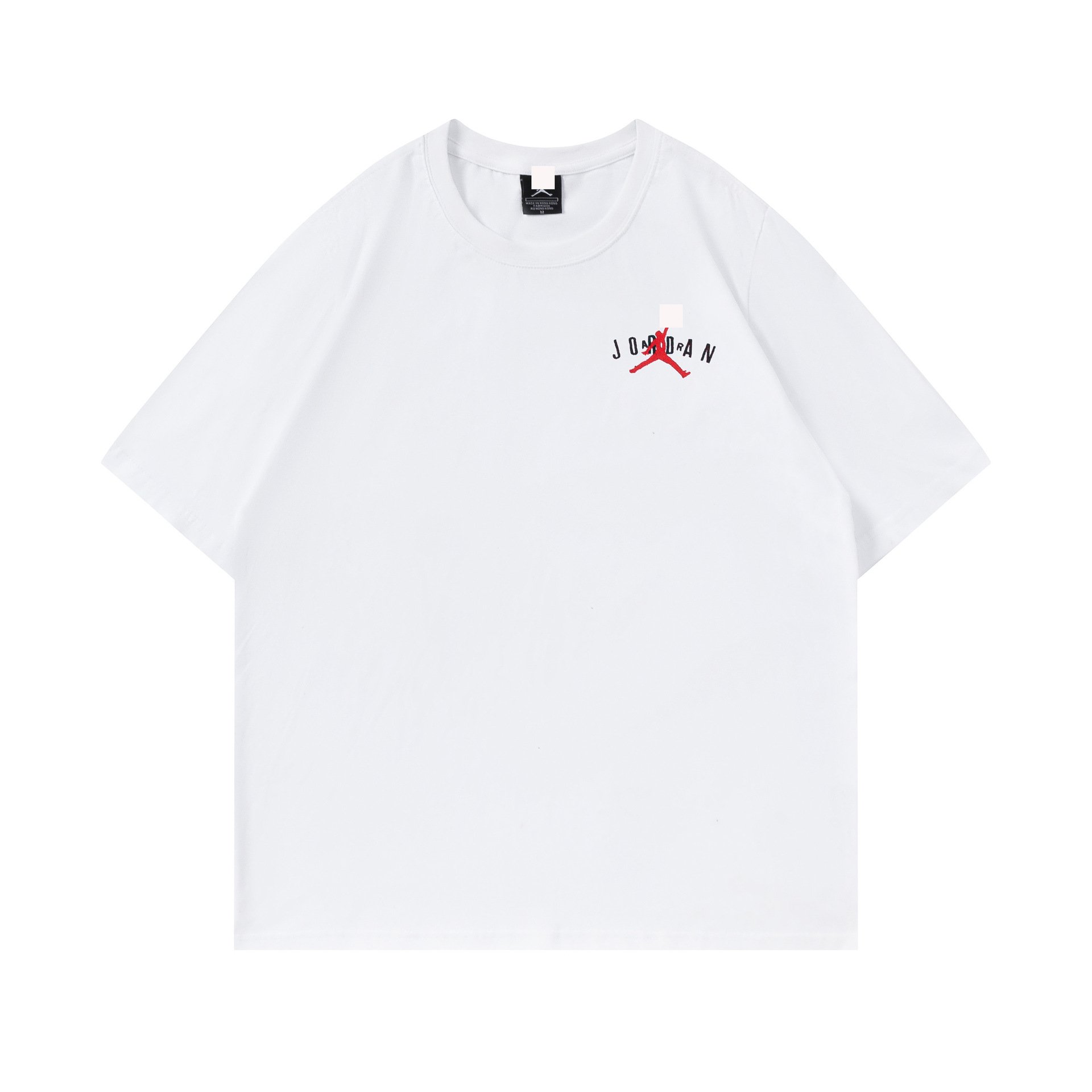 Summer new men's T-shirt American letter embroidery short sleeve T-shirt loose top