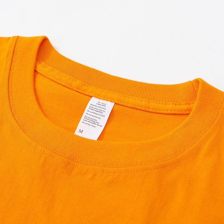 JF 250 GSM 100% Cotton Fabric Oversized Unisex Men Women Plain High Quality Heavy Weight Accept Logo Print Creckneck T-shirt