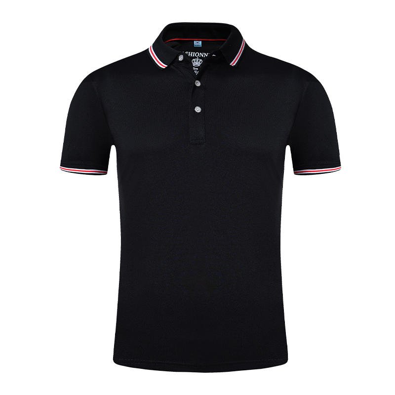 Hot sale 100% organic cotton polo shirt Lapel Polo Shirt Custom Printed Logo Summer business clothes Polo shirts
