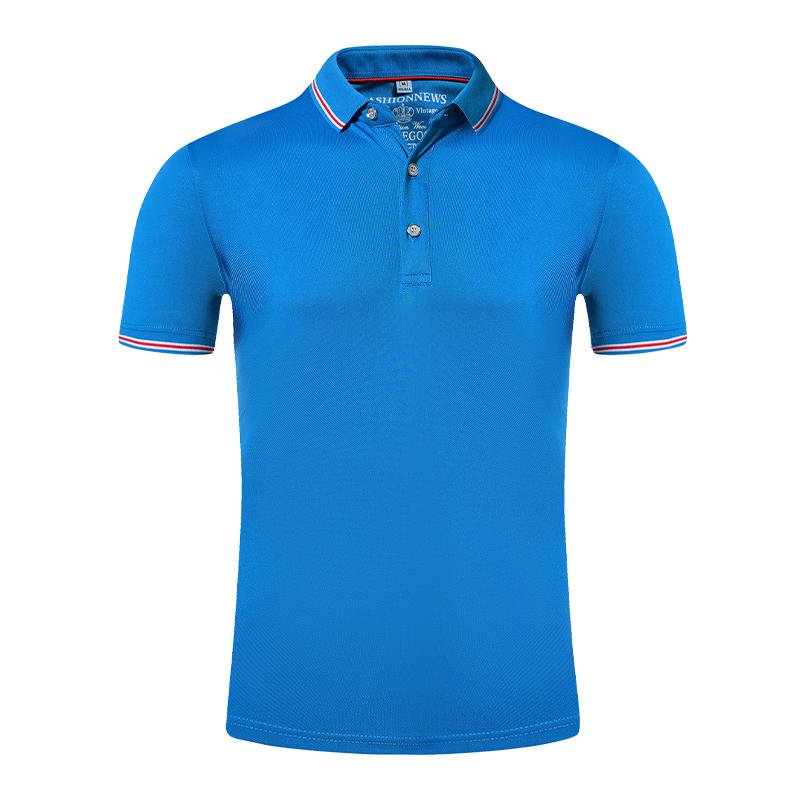 Hot sale 100% organic cotton polo shirt Lapel Polo Shirt Custom Printed Logo Summer business clothes Polo shirts