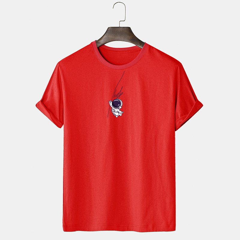 European Size 180 GSM Combed Cotton Wholesale China Men's T Shirt With Printing