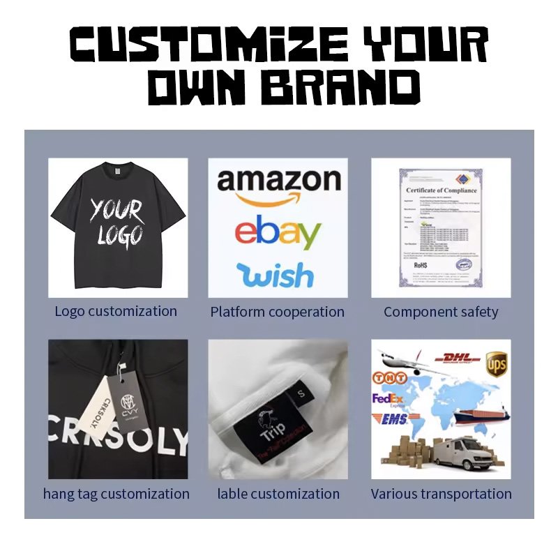 Custom Your Own Logo Manufacturing Men's T Shirt High Quality Price Comfortable Breathable T-shirt