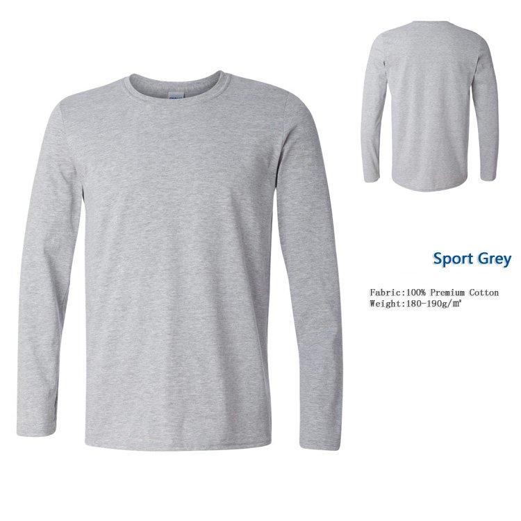 Yiwu Goodlin custom cotton men's long sleeve t-shirt,long sleeves plain t-shirt women