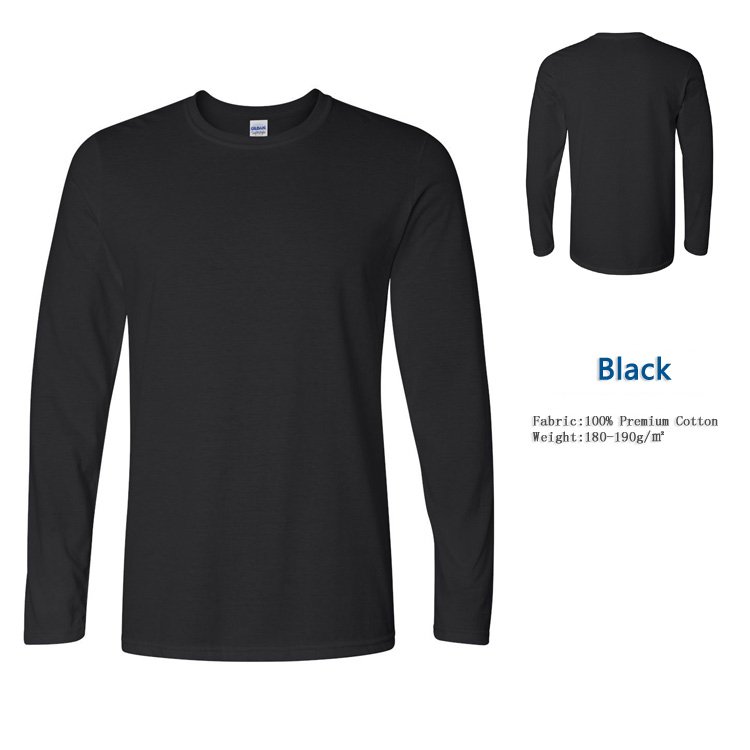 Yiwu Goodlin custom cotton men's long sleeve t-shirt,long sleeves plain t-shirt women
