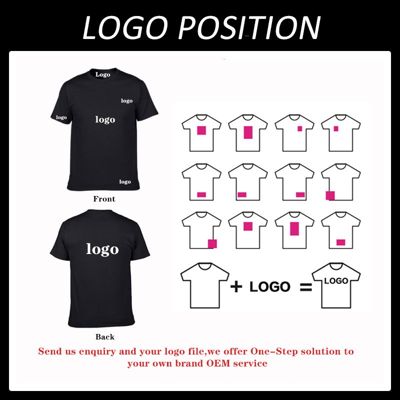 Oversized Casual Blank 100% Cotton T Shirt Round Neck Men'S T-Shirts With Custom Logo Plain T Shirt For Men