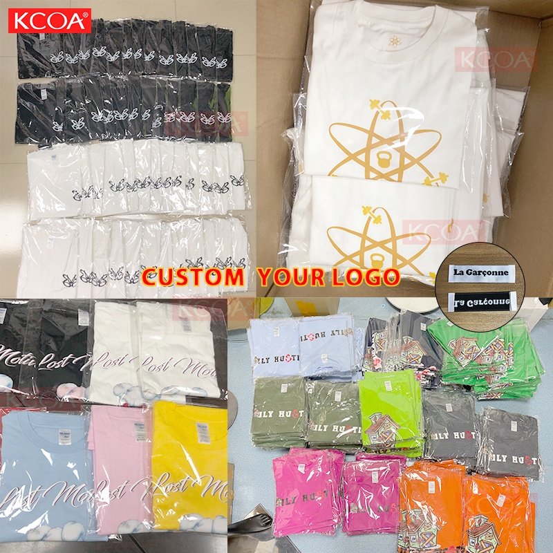 Oversized Casual Blank 100% Cotton T Shirt Round Neck Men'S T-Shirts With Custom Logo Plain T Shirt For Men