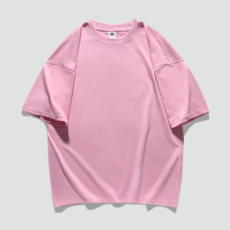 Custom Men's Heavyweight 100%Cotton Tee Shirt High Quality Plus Size White Blank Plain Sports Streetwear Shirt Manufacturer