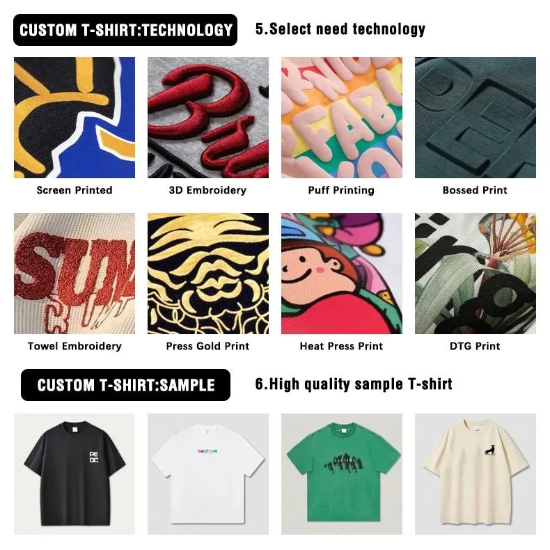 Men's T Shirts Customized Design Blank 100% Cotton Crew Neck T Shirts Customized T Shirts