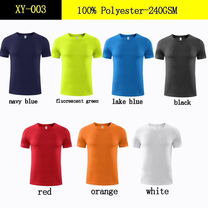 Custom Printing Blank Men's t Shirt 100% Polyester Sport T-Shirt For Men Gym