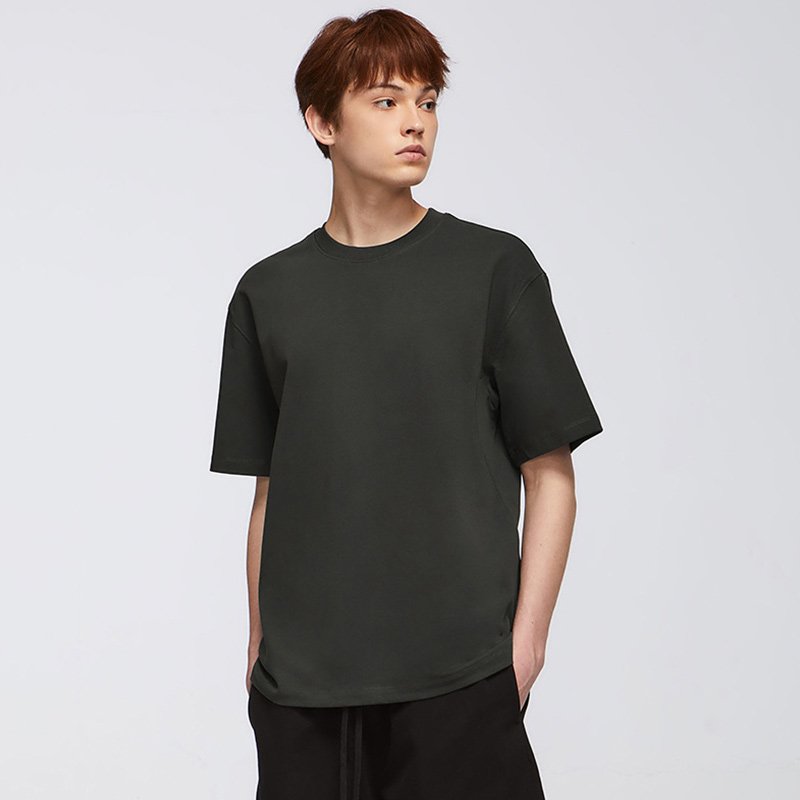 Mens Streetwear Tee Loose Fit 270g High Quality Heavyweight T-shirts 100% Cotton Custom Printing Logo T Shirt For Men