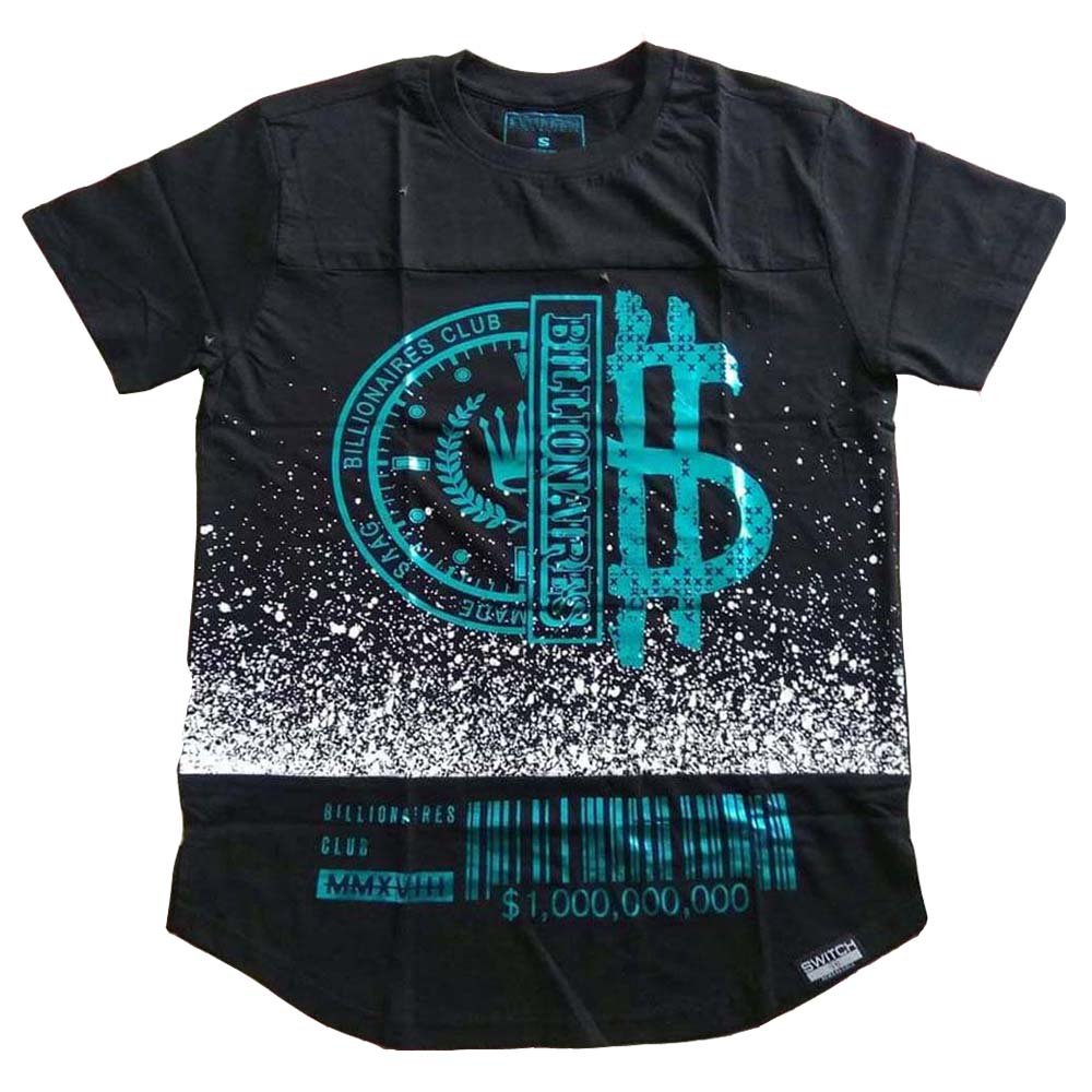 High quality most popular brand 100% cotton plain dyed foil print design Men's t Shirt