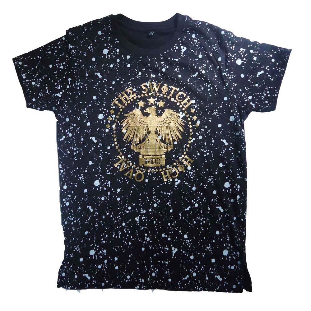 High quality most popular brand 100% cotton plain dyed foil print design Men's t Shirt
